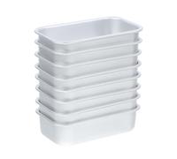 iplusmile Plaques de Cuisson Carrées Lot de 8 en Acier Inoxydable, Moules à Gâteau et, Fourniture la Cuisine pour Préparation de Pâtisserie et Repas Familiaux
