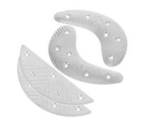 iplusmile Plaques De Talon Métal Résistantes Protèges-talons Chaussures Hommes Kit Réparation Semelles Bottes Travail Extérieur 4 Pcs Demi-lune Et Croissant Robuste