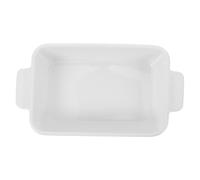 iplusmile Plat à Four Céramique Rectangulaire avec Poignées Latérales Plat de Cuisson Polyvalent pour Four Micro Ondes Congélateur et Lave Adapté pour Gratins Lasagnes et Desserts