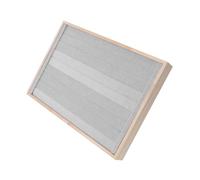 iplusmile Plateau de Bois pour Bagues avec Bande Mousse Antirayures Organisateur de Bijoux Élégant et Spacieux pour Femmes Support de Rangement Polyvalent pour Maison ou Boutique