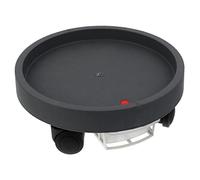 iplusmile Plateau De Jardinière à roulettes Plateaux à Pots Support De Pot De Plante Casserole Titulaire Intérieur Chariot pour Plante Robuste Usine Roulante Plateau avec roulettes Seul Gris