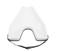 iplusmile Plateau de Lavage de Cheveux en Plastique Pp Portable Blanc Résistant et Léger Facilite le Rinçage Rapide sans Mouiller Vêtements pour Salon et Barber Shop