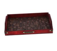 iplusmile Plateau de Service Antique Plateau de Rangement Décoratif pour Fruits Snacks et Desserts pour Maison et Boutique de Gâteaux Style Chinois Traditionnel
