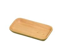 iplusmile Plateau Naturel Rectangulaire Mini Tray pour Snacks Desserts et Sushi pour Maison Événements