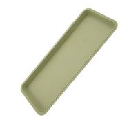 iplusmile Plateau Rectangulaire en Plastique Vert pour Plantes D'intérieur Surface Lisse, Léger et Facile à Nettoyer, pour Pépinières et Jardins Fenêtre