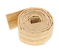 iplusmile Plinthe Murale Autocollante Décorative Étanche Bande Adhésive pour Murs et Plafonds Garniture de Skirting Résistante à Humidité Facile à Installer Finition Dorée