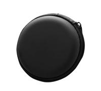 iplusmile Pochette de Protection Noire en Eva Coque Rigide pour Écouteurs USB C et Câbles, Format Compact de Boule, pour Ranger Paquet ou Poches