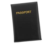 iplusmile Pochette de Protection RFID pour Passeport Cuir Noir Organisateur et Portable Protège Documents Personnels et Cartes Didentité Étui Pratique et Durable