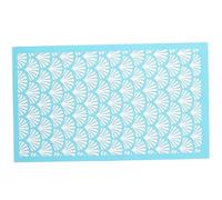 iplusmile Pochoir Sérigraphie Réutilisable pour Pâte Polymère Motif Créatif Lavable et Sûr pour Artisanat DIY et Décoration Bijoux