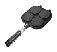 iplusmile Poêle à Œufs Quatre Antiadhésive Poêle pour Cuisson Œufs Hamburgers et Pancakes Matériau Alimentaire Sûr pour Cuisine Maison et Restaurant