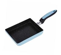 iplusmile Poêle Tamagoyaki Carrée Antiadhésive avec Manche Antibrûlure Cuisinière Induction Compatible Revêtement Sans Produits Chimiques Surface Plate pour Omelettes Couleur Aléatoire