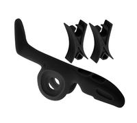 iplusmile Poignée D’arc Correcteur de Prise en Silicone Noir, Outil de Correction de Main pour Archet de Violon, pour Débutants et Garçon et Filles, Accessoire D’enseignement