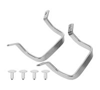 iplusmile Poignée de Casserole en Acier Inoxydable Plat Grosse Taille Lot de 2 Poignées Latérales Antidérapantes pour Cuiseur Vapeur Pièce de Rechange Résistante et Isolante pour
