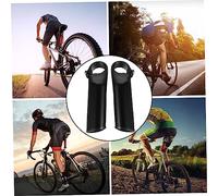 iplusmile Poignée Vtt Alliage Aluminium et Flexible Accessoire Auxiliaire Ergonomique pour Confort et Du Poignet Installation Facile Guidon de Montagne Lot de Noir