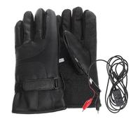 iplusmile Poignées Chauffantes Moto 12v en PU et Coton, Réglage Hiver | Noir, Usage Mains, Conduite Moto, Design Ajustable, pour Femmes et Hommes