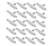 iplusmile Poignées De Clé pour Boîte à Musique 10 Mm Standard, Lot de 20 Pièces, Métal Argenté, Replacement De Remontoir, Accessoire DIY pour Réparation Et Création De Boîtes à Musique