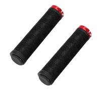 iplusmile Poignées de Guidon Vélo Ergonomiques Antidérapantes Rouges Gauche et Droit Accessoires VTT Confortables et Résistants pour Cyclisme Sécurisé