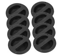 iplusmile Poignées De Haut-Parleur Encastrées Abs 146x38 Mm Lot De 8 pour Réparation Audio Transport Scène Poignée Encastrée Noire Pratique pour Enceintes Professionnelles