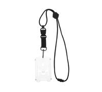 iplusmile Porte Badge avec Lanière et Étui Transparent Protection pour Cartes Identité et Pratique pour Banque Crédit Nom et Plus