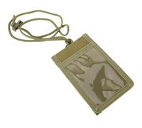 iplusmile Porte-Badge Rigide en Tissu Oxford, Carte Id Portable, Vert | Réutilisable, Fin et Léger, Protection et Rangement, pour Employés de Bureau et Infirmières