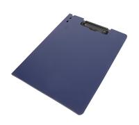 iplusmile Porte-bloc Multi-usage Bleu Foncé Planchette Pince Portable pour Bureau Écriture et Rangement de Documents Surface Rigide et Flexible pour Organisation et Prise de Notes