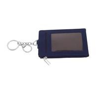 iplusmile Porte-Cartes D'immatriculation pour Porte-clés, Porte-Cartes Rigide Porte-clés en PU et Métal, Protection Toutes Saisons, Usage Travail et Affaires, pour Employés de Bureau