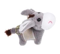 iplusmile Porte-clés Âne Peluche Adorable Coton PP Suspension Légère pour Sac à Dos et Sac à Main Cadeau pour Anniversaire et Fête des Mères