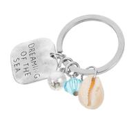 iplusmile Porte-clés Bijou et Perle Décoratif Breloque Inoxydable Thème Océan Accessoire Léger et Portable pour Porte-objet Cadeau Original Dreaming Of The Sea