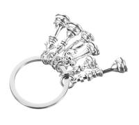 iplusmile Porte-clés D'échecs En Alliage De Zinc, Petit Pendentif Créatif Pour Amateurs D'échecs, Accessoire Suspendu Polyvalent Pour Paquet à Dos, Finition Soignée Et Forme Pièce D'échecs