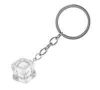iplusmile Porte-clés Glacé Résine Transparent Accessoire Créatif et Léger pour Femmes Décoration et Voiture et Original Cadeau Mignon