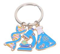 iplusmile Porte Clés Microscope de avec Charme Accessoire Scientifique Durable pour Enseignant et Chimie Original pour Technologiste et Fête Scolaire