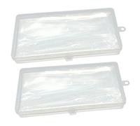 iplusmile Porte Commémoratifs Transparent Paquet de Protection en Plastique 100 Pièces Boîte de Rangement Banque Collection et Stockage Compatible Étrangères