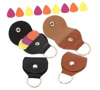 iplusmile Porte-médiators Portable pour Guitare Étui à Médiators avec Clip Organisateur De Plectres pour Ukulélé Et Basse Sac De Rangement Compact
