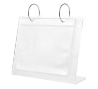 iplusmile Porte-plaques en acrylique pliable pour photos - Affichage horizontal transparent double face de 18 pages et 35 pages - Pour mariages, photos de famille