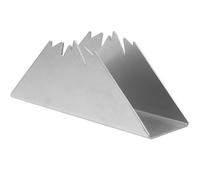 iplusmile Porte-Serviettes Support de Serviette Papier Table en Acier Inoxydable Argenté Créatif Design Simple et Décoration de Bureau pour Salon et Banquet