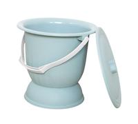 iplusmile Pot De Chambre Anti-odeurs Couvercle, Pot à Urine En Plastique Pp 4,5l Bleu Fumé, Léger Et Stable, Urinoir Portable Pour Usage Chambre, Camping Et Convalescence Unisexe