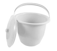 iplusmile Pot de Chambre Portable avec Couvercle Urinoir Unisexe Plastique Résistant Bac à Uriner Étanche et Facile à Nettoyer Adapté pour Garçon Fille et Adultes Usage Domestique et Voyage