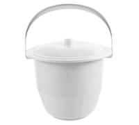 iplusmile Pot de Chambre Portable Unisexe avec Couvercle Bac à Urine Plastique Stable et Urinoir de Nuit pour Garçon Fille et Adultes Hygiénique et Facile à Nettoyer Usage Domestique