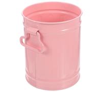 iplusmile Pot de Rangement en Fer Créatif de Poubelle Support Pinceaux Maquillage Compact pour Espace de Travail et Organisation Pratique