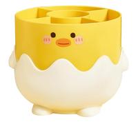 iplusmile Pot Pinceau Maquillage Compartiments Organisateur Bureau Multifonction Pour Crayons Et Cosmétiques Rangement Compact Poupon Créatif