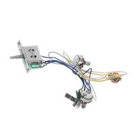 iplusmile Potentiomètre pour Guitare Électrique avec Interrupteur à Bascule Positions Circuit Stable Jack Cuivre Compatible Universellement Contrôle Précis Du et Tonalité