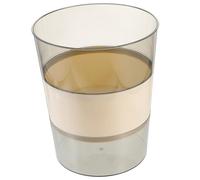 iplusmile Poubelle de Cuisine Transparent Capacité Seau à Ordures Minimaliste pour Bureau Salle de Bain et Salon Rangement Polyvalent pour Déchets Ménagers et Recyclage