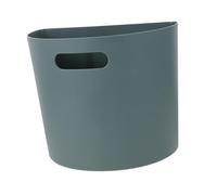 iplusmile Poubelle Murale Suspendue Verte Petite Poubelle Portable Rangement Déchets Mural Facile à Installer Design Demi pour Cuisine et Bureau