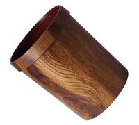 iplusmile Poubelle Rustique Plastique Capacité Importante avec Motif Grain Corbeille à Déchets Ouverte pour Cuisine Bureau Salle de Bain Style Vintage Pratique et Décoratif