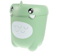iplusmile Poubelle Sans Couvercle pour Garçon Fille Plastique Corbeille de Chambre à Motif Dinosaure Résistante et pour Garçon et Fille Seau de Rangement Mignon