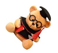 iplusmile Poupée Compagnon de Dessin Animé en Peluche Douce et Confortable Ours Présent Adorable pour Fête de Remise de Diplôme pour Fin D'études