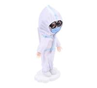 iplusmile Poupée Infirmière de Simulation Jouet Modèle Médecin pour Garçons et Filles Hauteur 17 Cm Couleurs Vives Accessoire Éducatif Adapté à la Prévention des Épidémies Jeu de Rôle