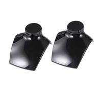 iplusmile Présentoir à Colliers Porte-bijoux Plastique Noir 2 Pièces, Organisateur De Bijoux Pour Colliers Et Boucles D'oreilles, Support D'exposition Solide Pour Vitrine Et Maison