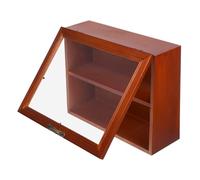 iplusmile Présentoir de Collection Porte Rabattable Vitrine Rétro pour Figurines Étagère de Rangement Support Organisateur Stabilité