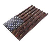 iplusmile Présentoir Rangement Spacieux et Pièces de pour Médailles en Bois Motif Drapeau Américain et Design Élégant pour Anniversaires et Occasions Spéciales